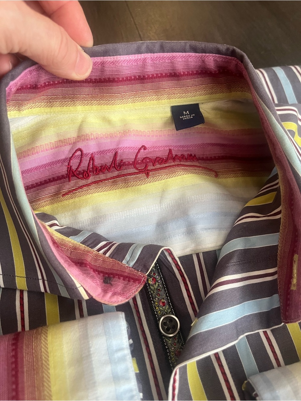Robert Graham Multi-Stripe Button-Down Shirt - Picture 8 of 16